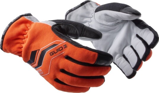 Guide Gloves Hanske 4140 Hi-Viz, Oransje, Vattert 10