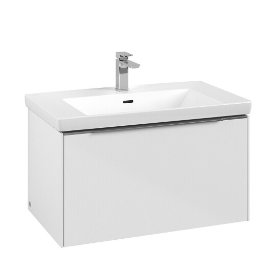 Villeroy & Boch  Subway 3.0 Servantskap m/1 skuff 772x429x478 mm Hvit Høyglans