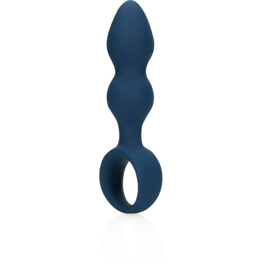 Loveline Teardrop Shaped Anal Plug - Baltic Blue Medium Loveline Teardrop Shaped Anal Plug - Baltic Blue Medium
