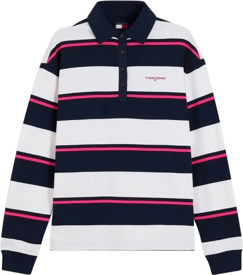 Tommy Jeans Tjw Rlx Script Rugby Multi/patterned XXS