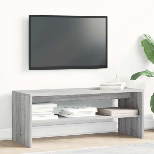  TV-benk grå sonoma 100x40x40 cm konstruert tre 8721158717757