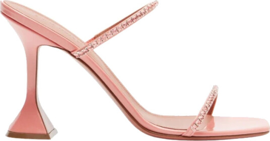 Amina Muaddi Dame Sko Rosa 39 1/2 EU,