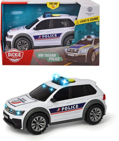 Dickie SOS Volkswagen Tiguan R-Line Politibil Dickie SOS Volkswagen Tiguan R-Line Politibil