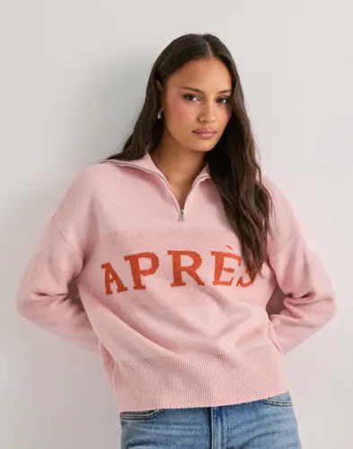 Pieces Rosa Pcjordan Ls Half Zip Knit Bc