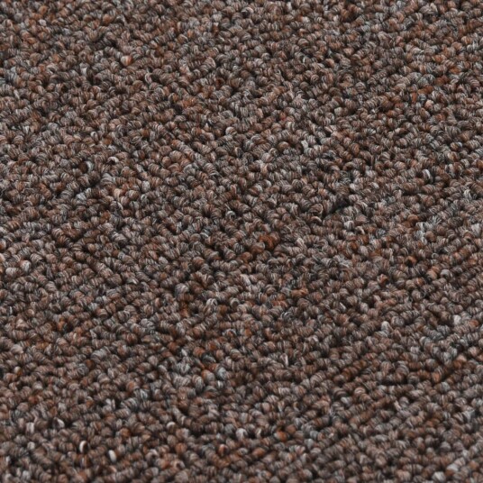 vidaXL Sklisikre trappematter 15 stk 75x20 cm brun rektangulær