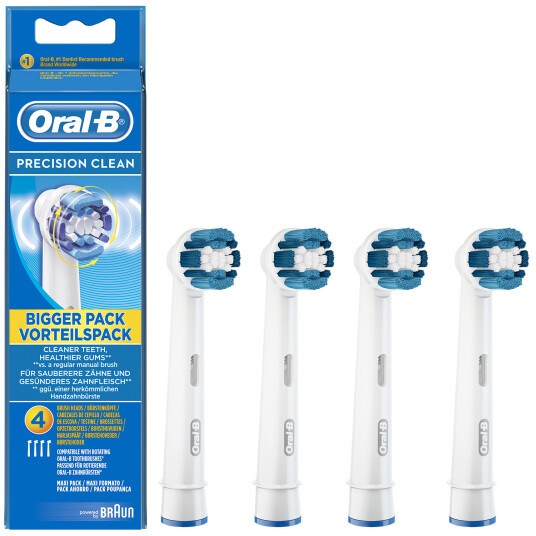 Oral B Precision Clean Børstehoder ORIGINAL 4 pcs.
