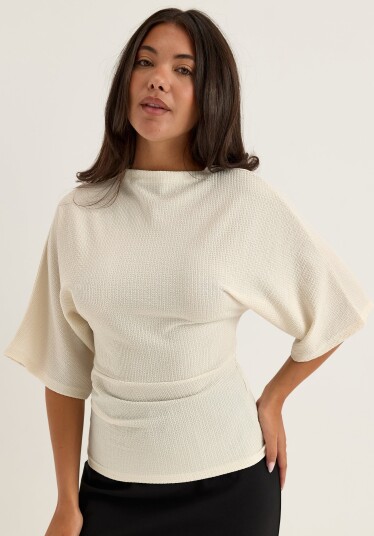 Bubbleroom Funnel Neck Top