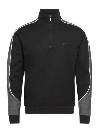 BOSS Tracksuit 1/4 Jacket Black XXL BOSS Tracksuit 1/4 Jacket Black XXL