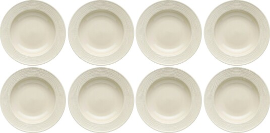 Swedish Grace Dyp Tallerken 25 cm 8 pk Havre