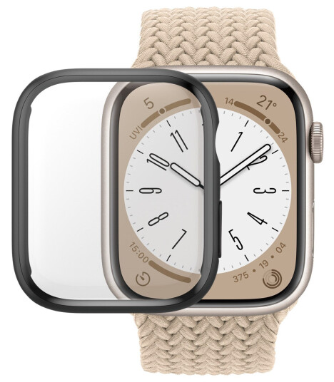 PanzerGlass Helkropps Skjermbeskytter D3O for Apple Watch 45 mm - Svart