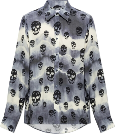 Alexander McQueen Herre Skjorter Grå XL,