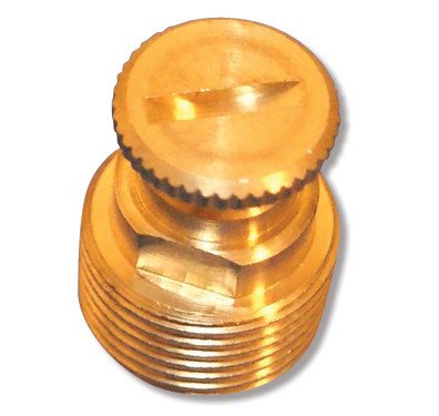 Lufteskrue messing 3/8"