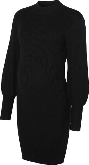 Vero Moda Maternity Vmmharper Ls Funnelneck Dress   BLACK   XXL