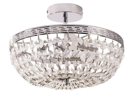 Lindby Funklende krystalltaklampe Mondrian Lindby Funklende krystalltaklampe Mondrian
