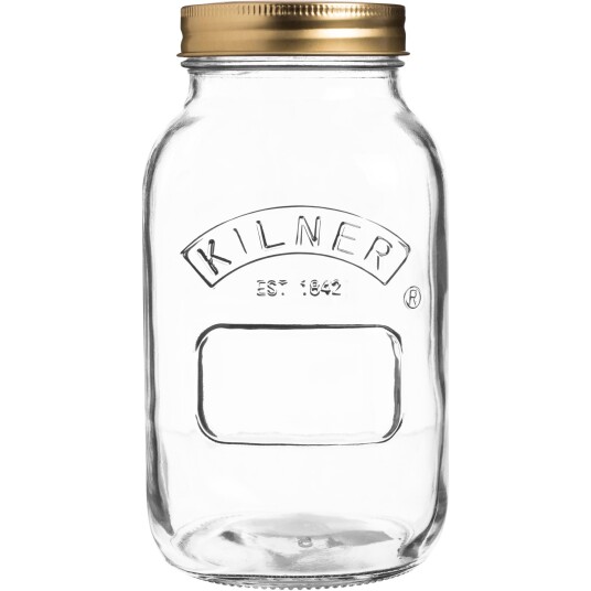 Kilner Konserveringskrukke 1 liter Rund