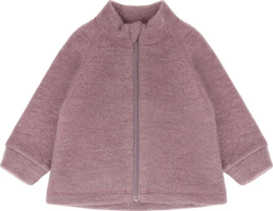 CeLaVi Jacket W/Zipper Soft Wool Purple 100 CeLaVi Jacket W/Zipper Soft Wool Purple 100