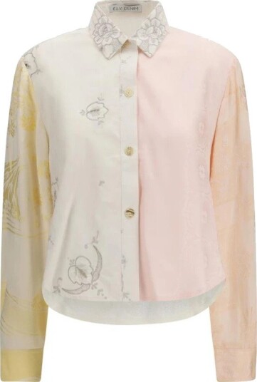 E.l.v. Denim Dame Bluser & Skjorter Flerfarget M,