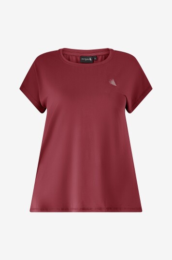 Zizzi   Treningstopp Abasic O neck Tee   Rød