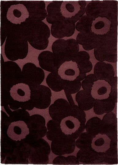 Unikko Ullteppe 250x350 cm, Burgundy