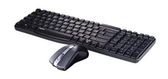 Rapoo X1800 Trådløst Tastatur og Mussett - Standard, Svart Rapoo X1800 Trådløst Tastatur og Mussett - Standard, Svart