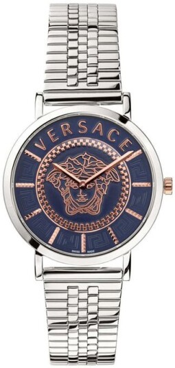 Versace Dameklokke VEK400821 Essential Blå/Stål Ø36 mm
