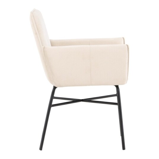 Petra spisestuestoler med armlener velur beige. Petra spisestuestoler med armlener velur beige.