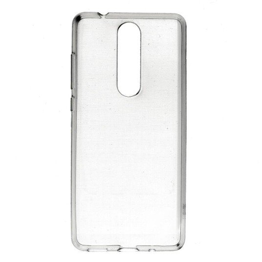 INCOVER Nokia 5.1 Fleksibelt Plastdeksel Gjennomsiktig