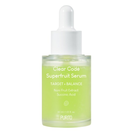 Purito Seoul Clear Code Superfruit Serum 30 ml for fet og akneutsatt hud