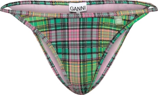 Ganni Recycled Seersucker Multi/patterned 40