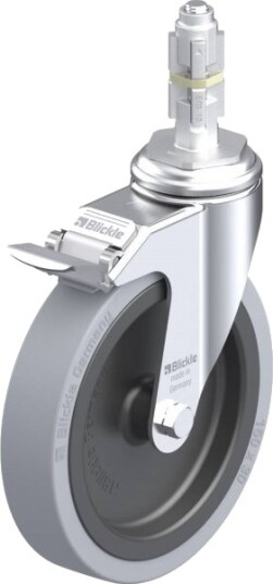 Blickle 635896 Lkra-Vpa 150G-11-Fi-E13 Styrehjul Med Brems, Hjuldiameter 150 Mm, Bæreevne Maks. 110 Kg