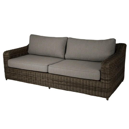 Brafab Glendon 3 seters sofa Dark brown / Soft moose Brafab Glendon 3 seters sofa Dark brown / Soft moose