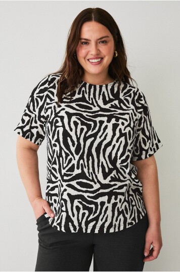 Zizzi - Bluse vTalia 1/2 - Svart