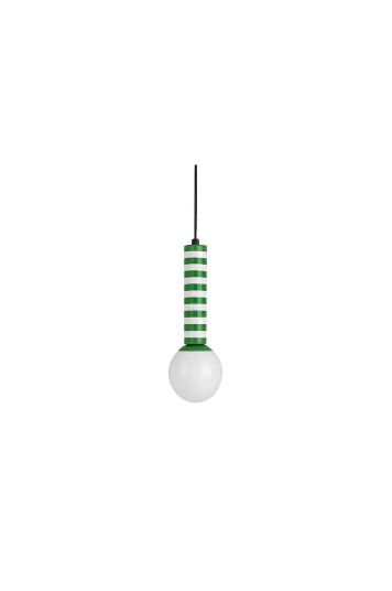 Leitmotiv Pendel Lampe Rayado Retro Grønn