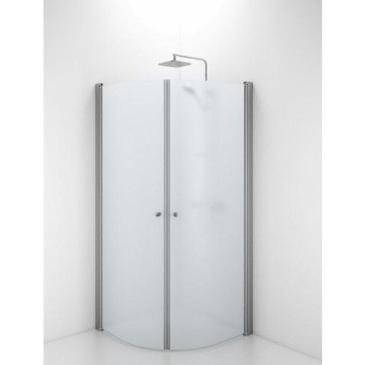 Contura Shower Space dusjdør, 72,3 cm, frostet glass, aluminium profil