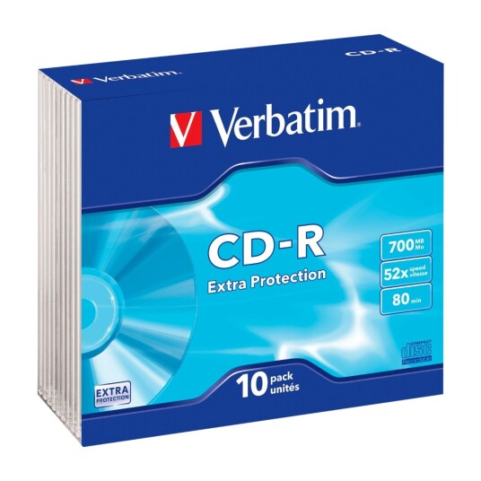 Verbatim CD R 700MB/ 52X10PK Sc xprot Verbatim CD R 700MB/ 52X10PK Sc xprot