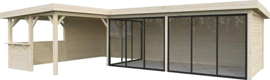 Hagestue Palmako Lenna 33,2 m2 Set 420 Slide