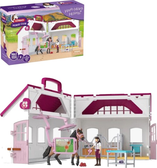 Schleich Hesteklinikk Healing Hoof Figursett med 64 Deler Schleich Hesteklinikk Healing Hoof Figursett med 64 Deler