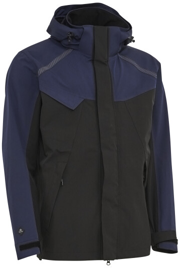 Elka Arbeidsjakke stretch 3-lags 186101 navy str./sort str. XS