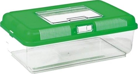 Trixie Transportboks for Reptiler 38x14x24 cm - Plast, Lett Rengjøring og Fôring Trixie Transportboks for Reptiler 38x14x24 cm - Plast, Lett Rengjøring og Fôring