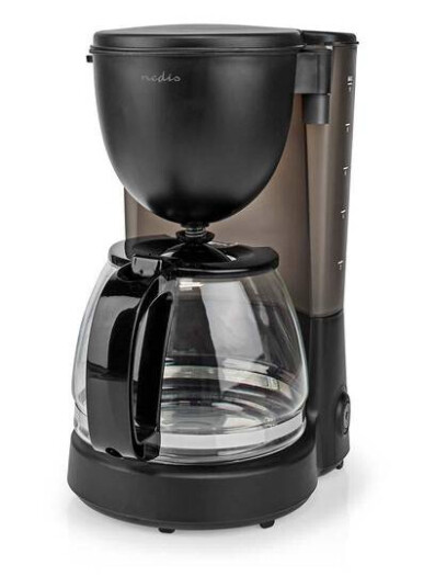 Kaffetrakter 1,25L Nylonfilter Hold Varm Funksjon