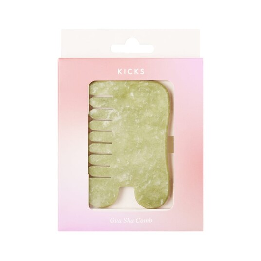 Kicks Beauty Gua Sha Comb Green Kicks Beauty Gua Sha Comb Green