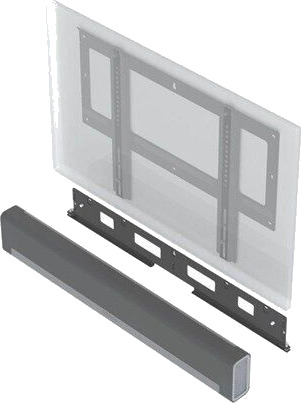 Flexson Veggfeste for Sonos PLAYBAR 37"-55" - Svart, Maks 40 kg Flexson Veggfeste for Sonos PLAYBAR 37"-55" - Svart, Maks 40 kg