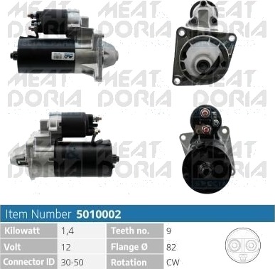 Starter MEAT & DORIA 5010002