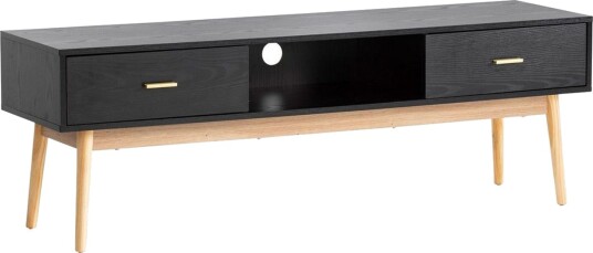 Lavbord Wohnling Eik Foliert 2 Skuffer Moderne med Oppbevaring Moderne -