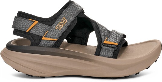 Teva Men"s Aventrail R2T Trail Running Sandal Black/Sunflower, 45.5