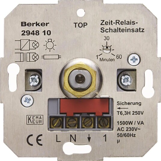 Hager 294810 Timer Elektronisk, 1-60 Min