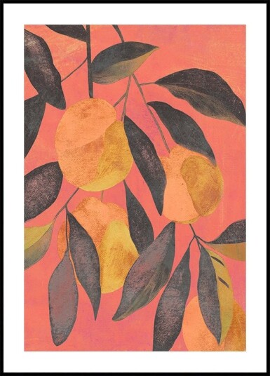 Vibrant Pear Grove Plakat Plakat / 40x50cm