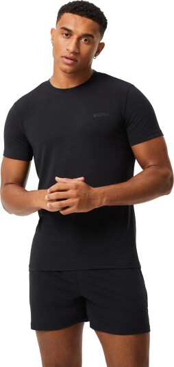 Bjørn Borg Borg Lycocell Blend T-Shirt Herre Bk Black Beauty M Bjørn Borg Borg Lycocell Blend T-Shirt Herre Bk Black Beauty M