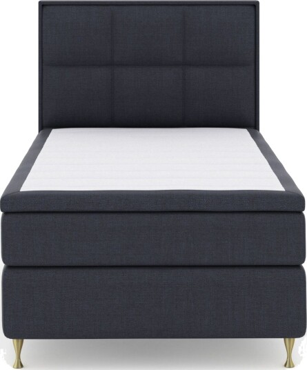 Select No 6 Komplett Sengepakke 120x200 Fast Lateks/Memory Blå/Gullben