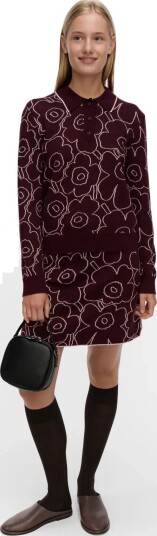 Marimekko Rws Liikkua Piirto Unikko   Burgundy   XXL
